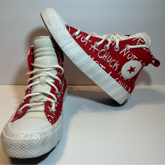 Converse Chuck Taylor 70 UNT1TL3D "Not A Chuck" Men Shoes Sz 5.5 Women 7 RED - Picture 1 of 6